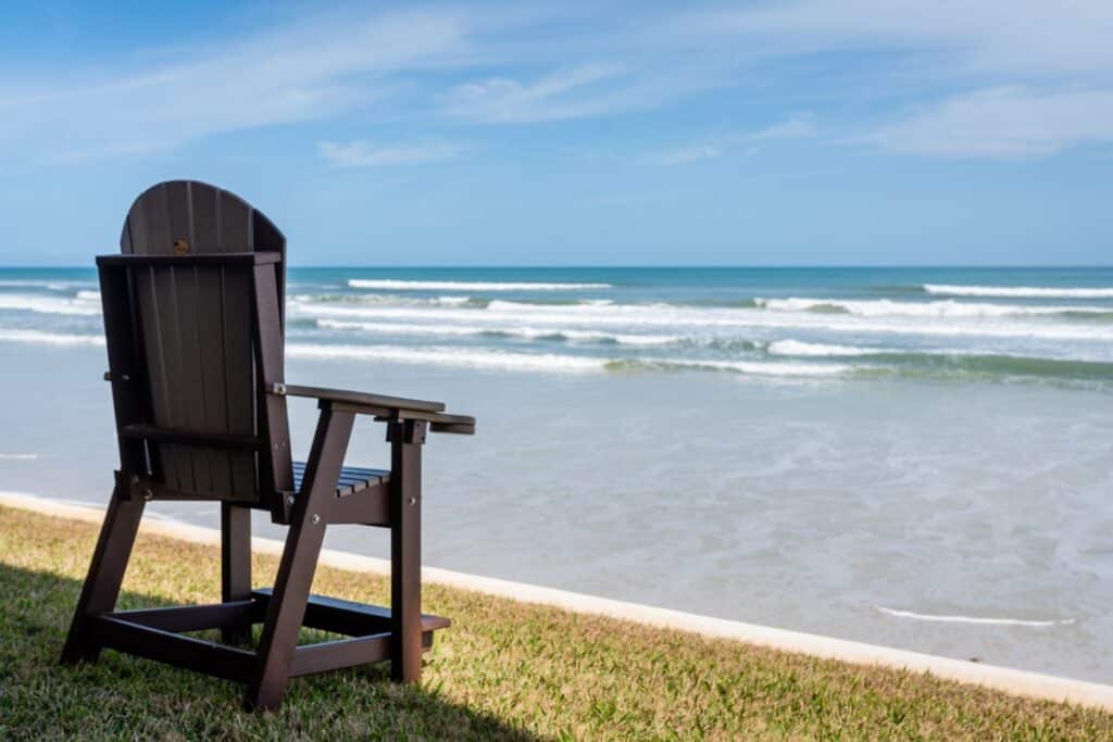 Shore Villas Condominiums - Chair next to the beach
