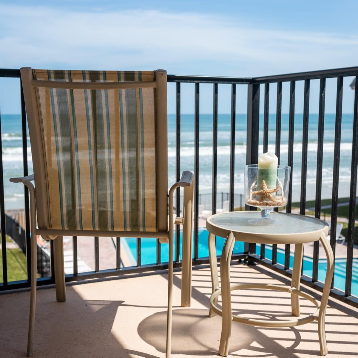 Shore Villas Condominiums - Patio View from Our Condos
