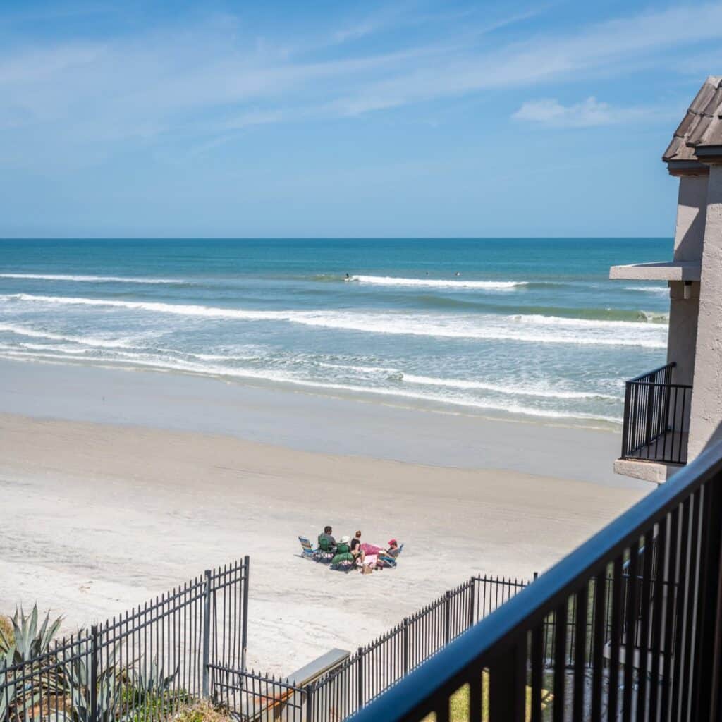 Photos from side baclony view at Shore Villas Condominiums