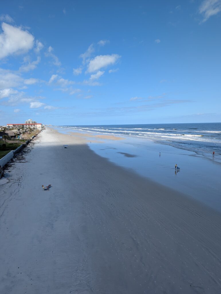 Beach view in New Smyrna Beach - Shore Villas Condominiums