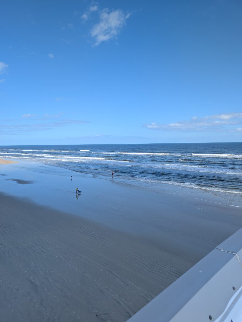 Beach view in New Smyrna Beach - Shore Villas Condominiums